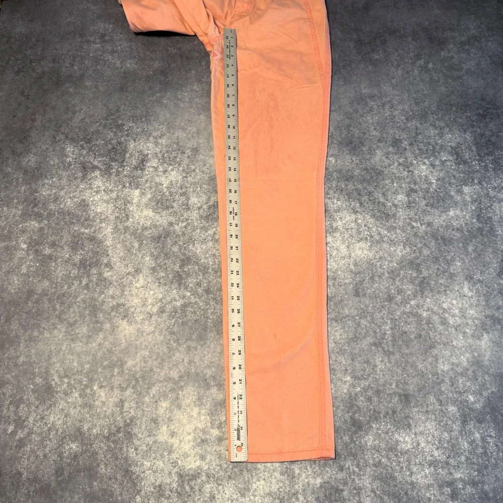 Vintage Wrangler 80s High Rise Western Tapered Jeans Peach Orange Women Size 7/8 - Picture 6 of 11